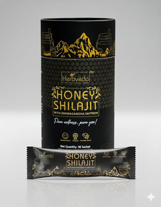 Honey Shilajit with Ashwaganda & Saffron 30 Sachets